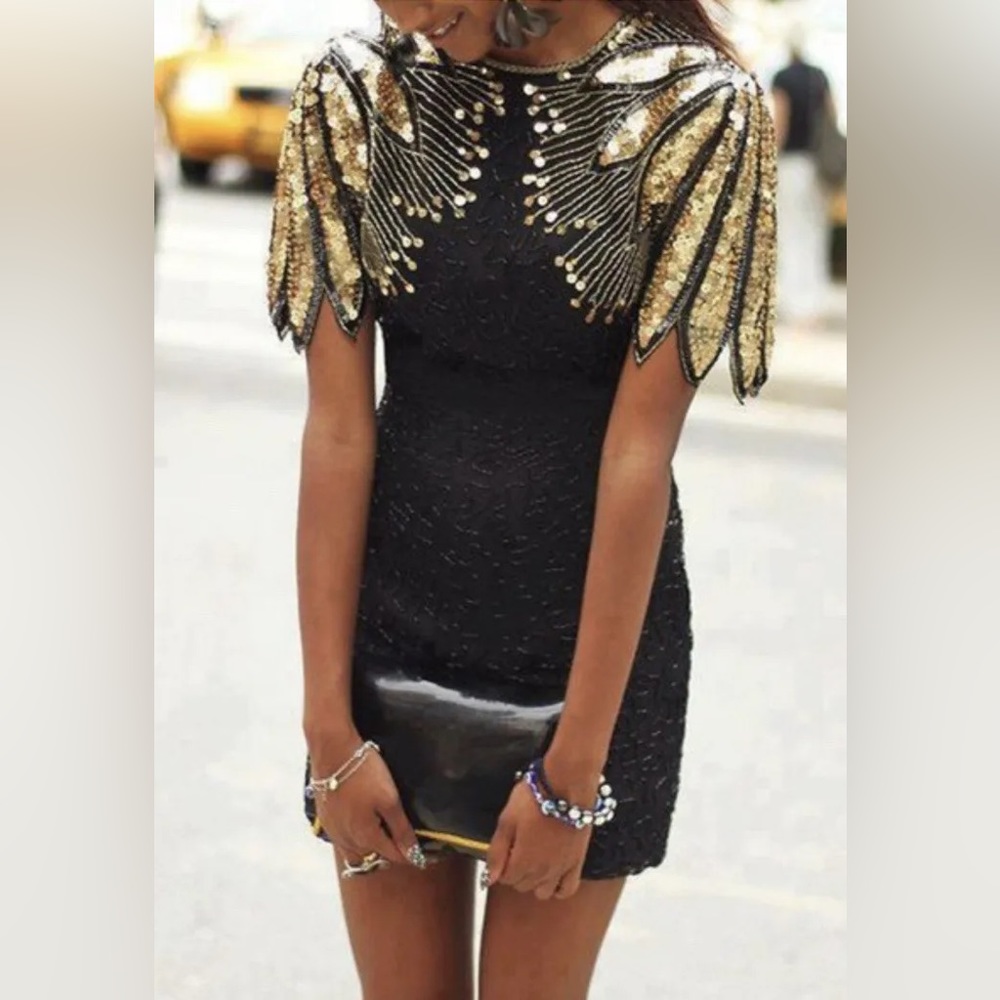 80’s Vintage beaded gown